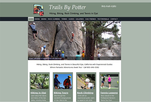 Trails by Potter website image